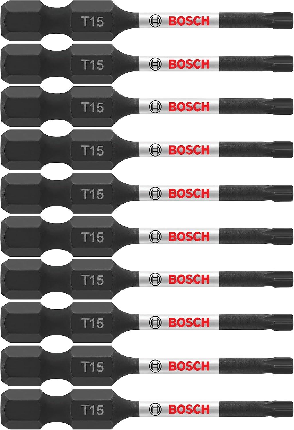 imageBOSCH ITT25215 15Pack 2 In Torx 25 Impact Tough Screwdriving Power Bits2 In