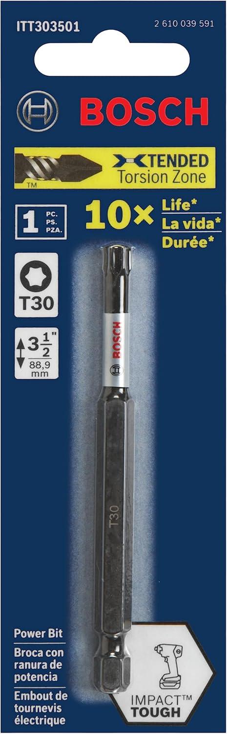imageBOSCH ITT25215 15Pack 2 In Torx 25 Impact Tough Screwdriving Power Bits312 In