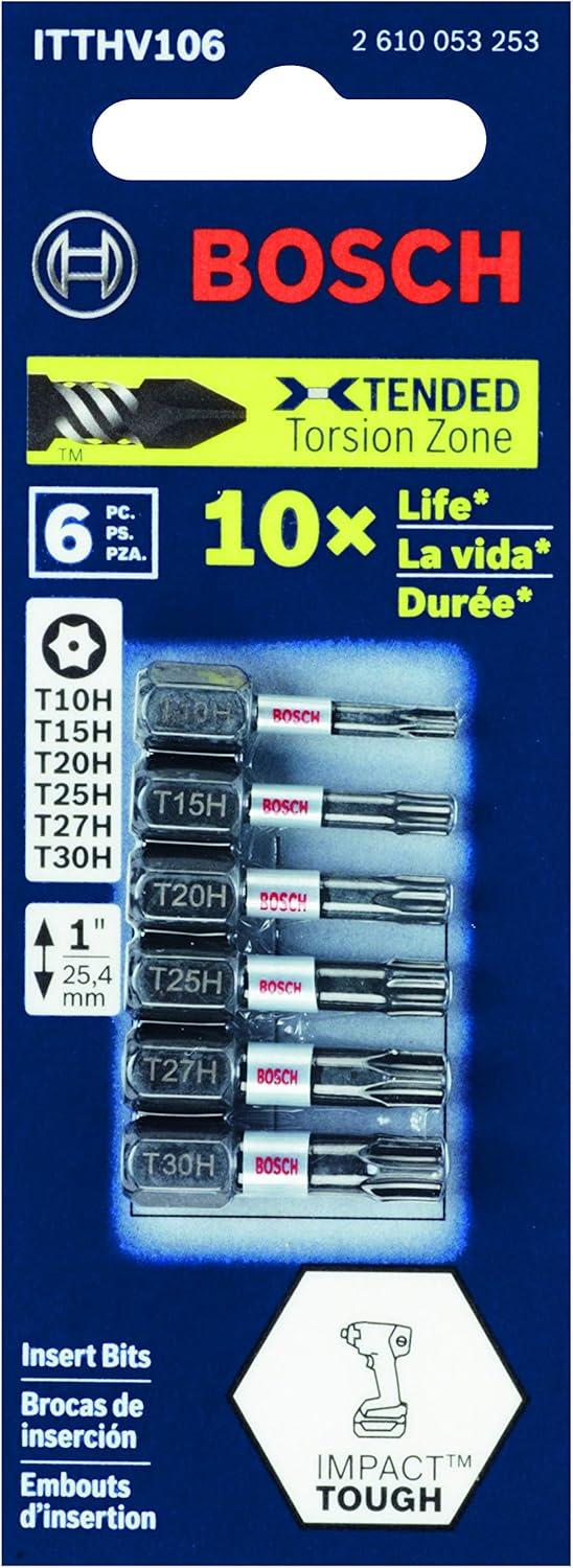 imageBOSCH ITT402B 2 In Torx 40 Impact Tough Screwdriving Power Bits 10 Pack1 In