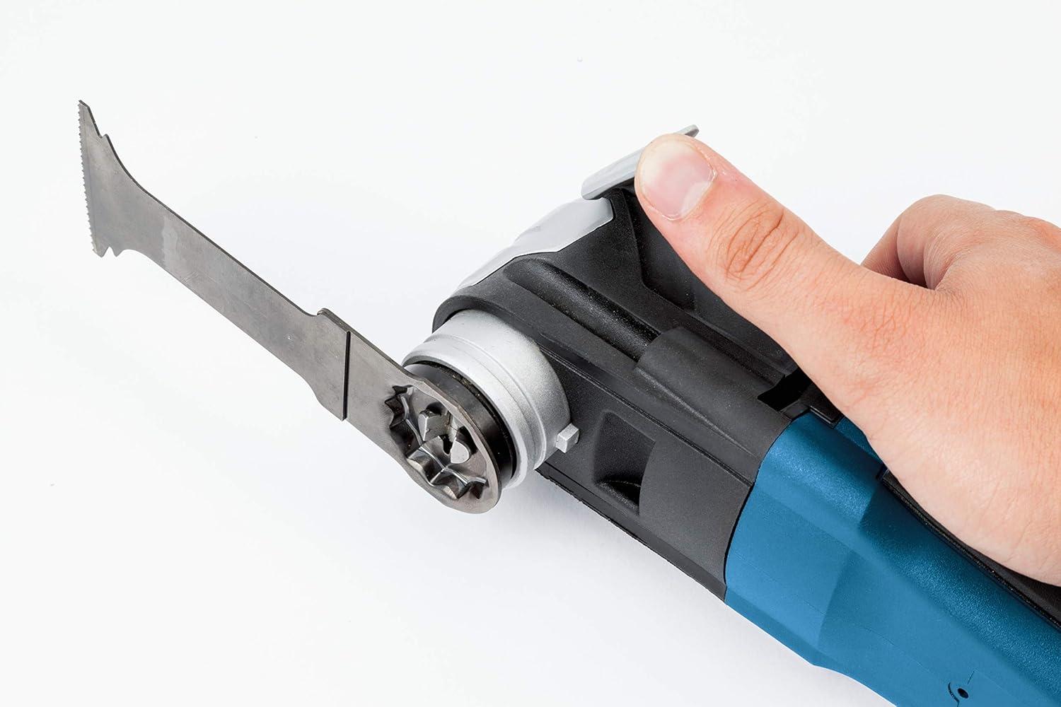 imageBOSCH OSM314K10 10Pack 314 In StarlockMax Oscillating Multi Tool Soft Materials HighCarbon Steel Sealant Knife for ExtremeDuty Applications in Removing Sealants