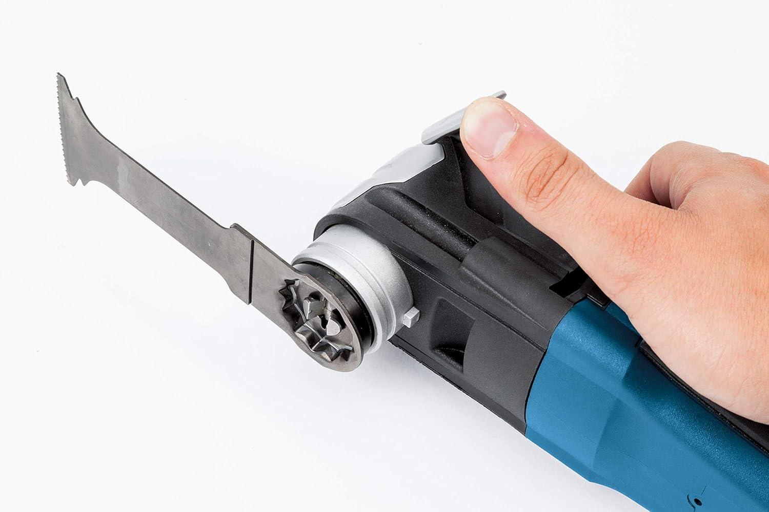 imageBOSCH OSP114 1Piece 114 In Starlock Oscillating Multi Tool Wood CurvedTec HighCarbon Steel Plunge Cut Blade for HeavyDuty GeneralPurpose Applications in Wood