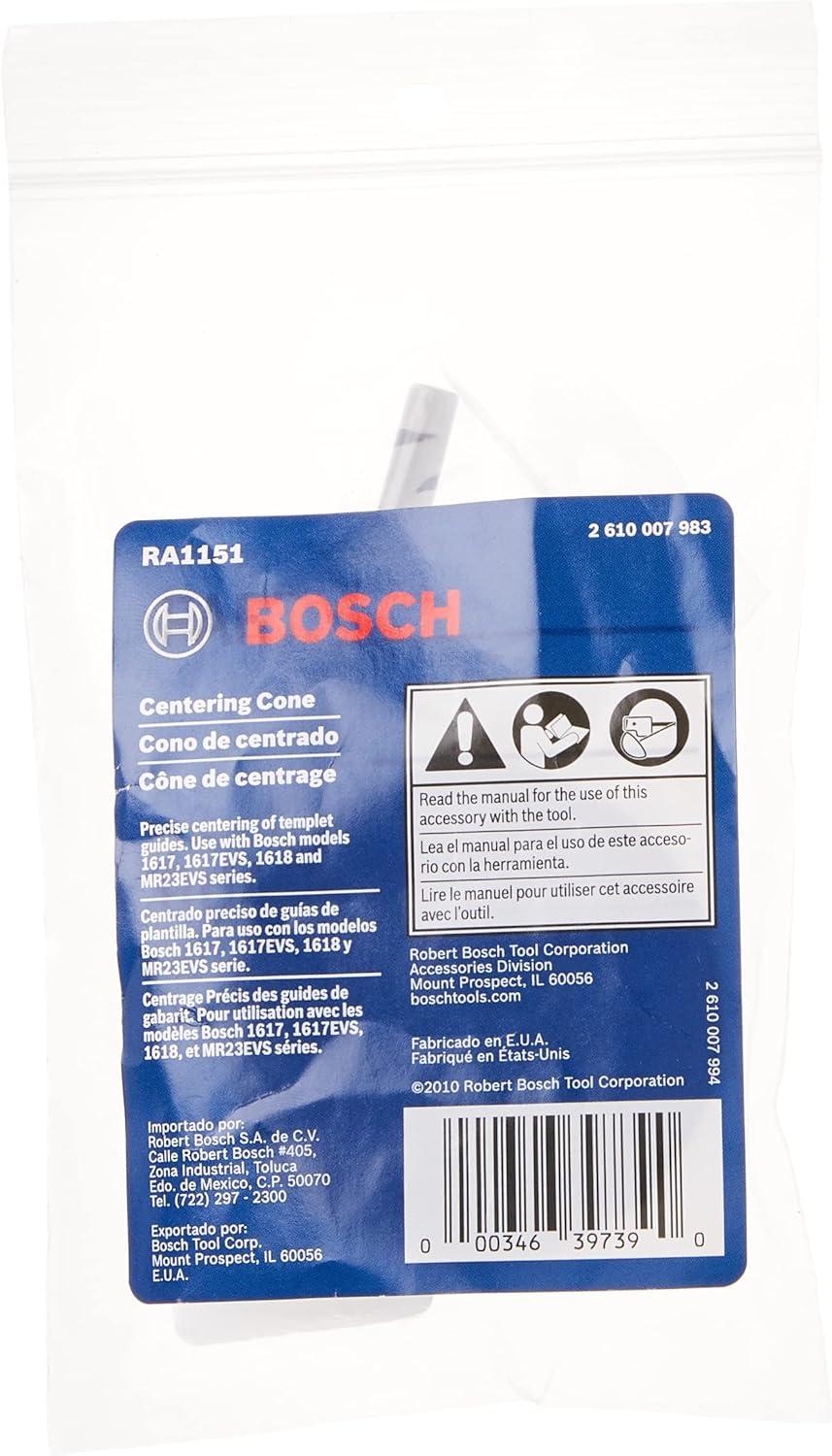 imageBOSCH RA1151 Router Subbase Centering Pin and Cone Works with 14 in or 12 in ColletRouter Subbase Only