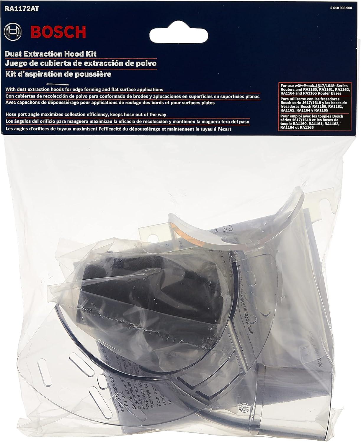 imageBOSCH RA1172AT 2Piece Router Dust Extraction Vacuum Hook Kit with Included Hose Adapter