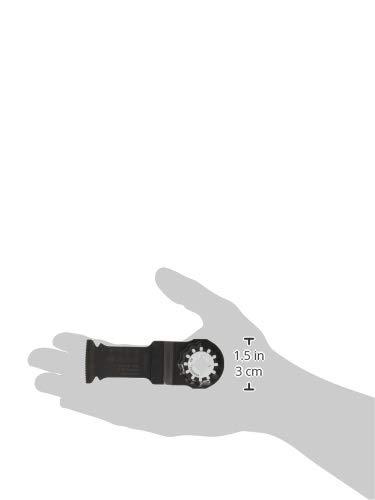 imageBOSCH Starlock OSL114F3 Oscillating MultiTool Blade 114 Inch BiMetal Plunge Cut Swiss Precision 3D Fit Interface Compatible with OIS Tools Professional Wood Metal amp Drywall Cutting114 In