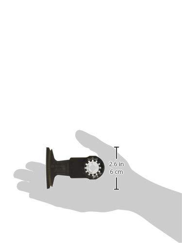 imageBOSCH Starlock OSL114F3 Oscillating MultiTool Blade 114 Inch BiMetal Plunge Cut Swiss Precision 3D Fit Interface Compatible with OIS Tools Professional Wood Metal amp Drywall Cutting212 In