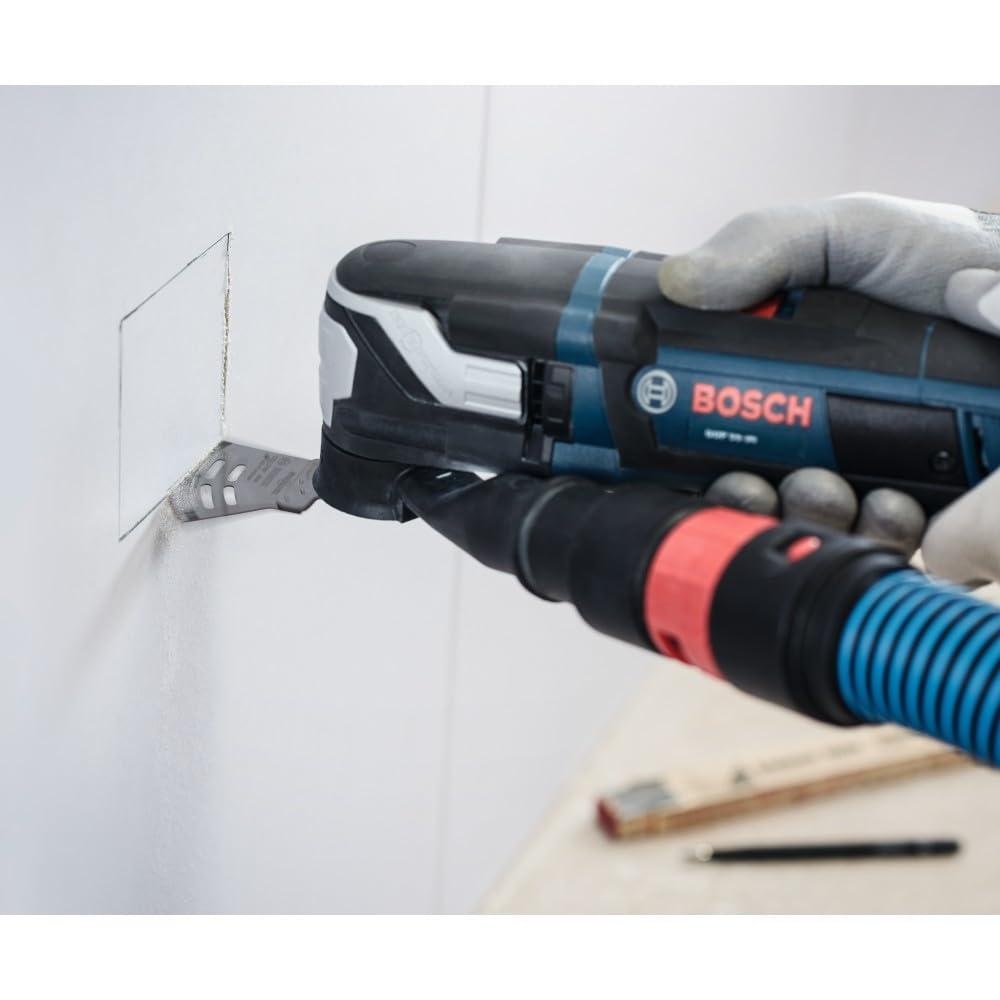 imageBOSCH Starlock OSL114F3 Oscillating MultiTool Blade 114 Inch BiMetal Plunge Cut Swiss Precision 3D Fit Interface Compatible with OIS Tools Professional Wood Metal amp Drywall Cutting218 In