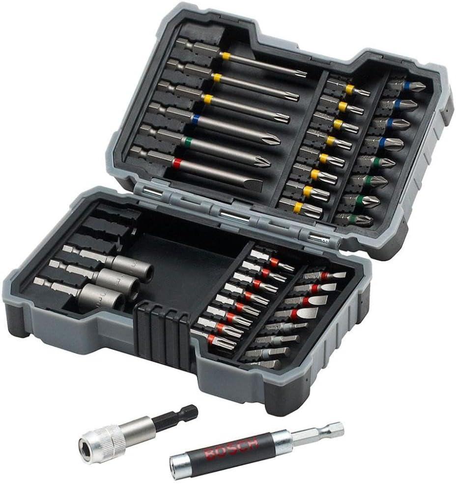 imageBosch 2607017164 43 Piece BitNut setter Masonry Drill Bit SetsSet