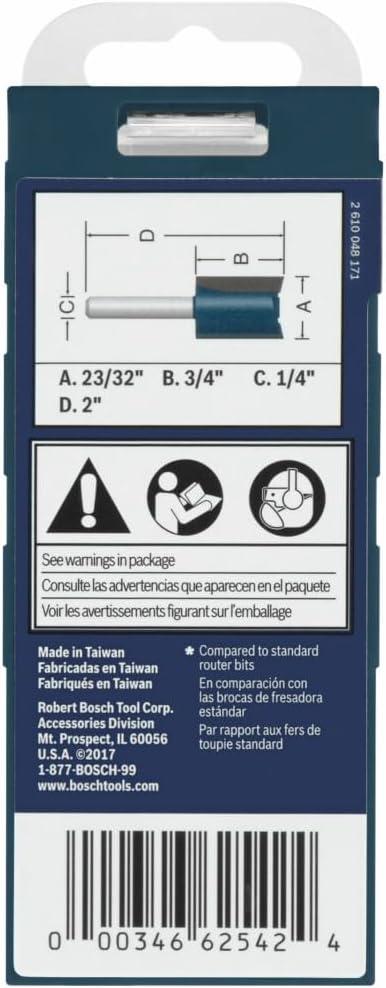 imageBosch 84602MC 2332 in x 34 in CarbideTipped Plywood Mortising Router Bit