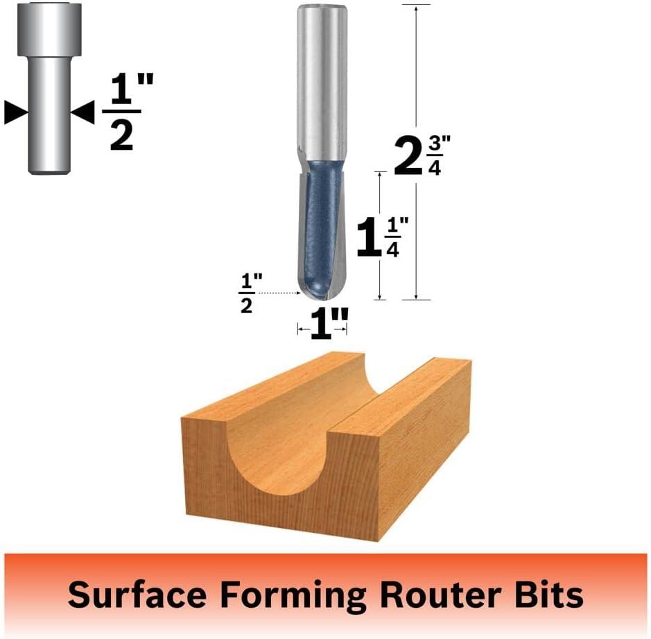 imageBosch 85451M 12 in x 1 in Carbide Tipped Extended Round Nose Bit
