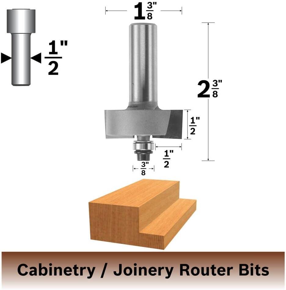 imageBosch 85615MC 12 In Rabbeting Router Bit