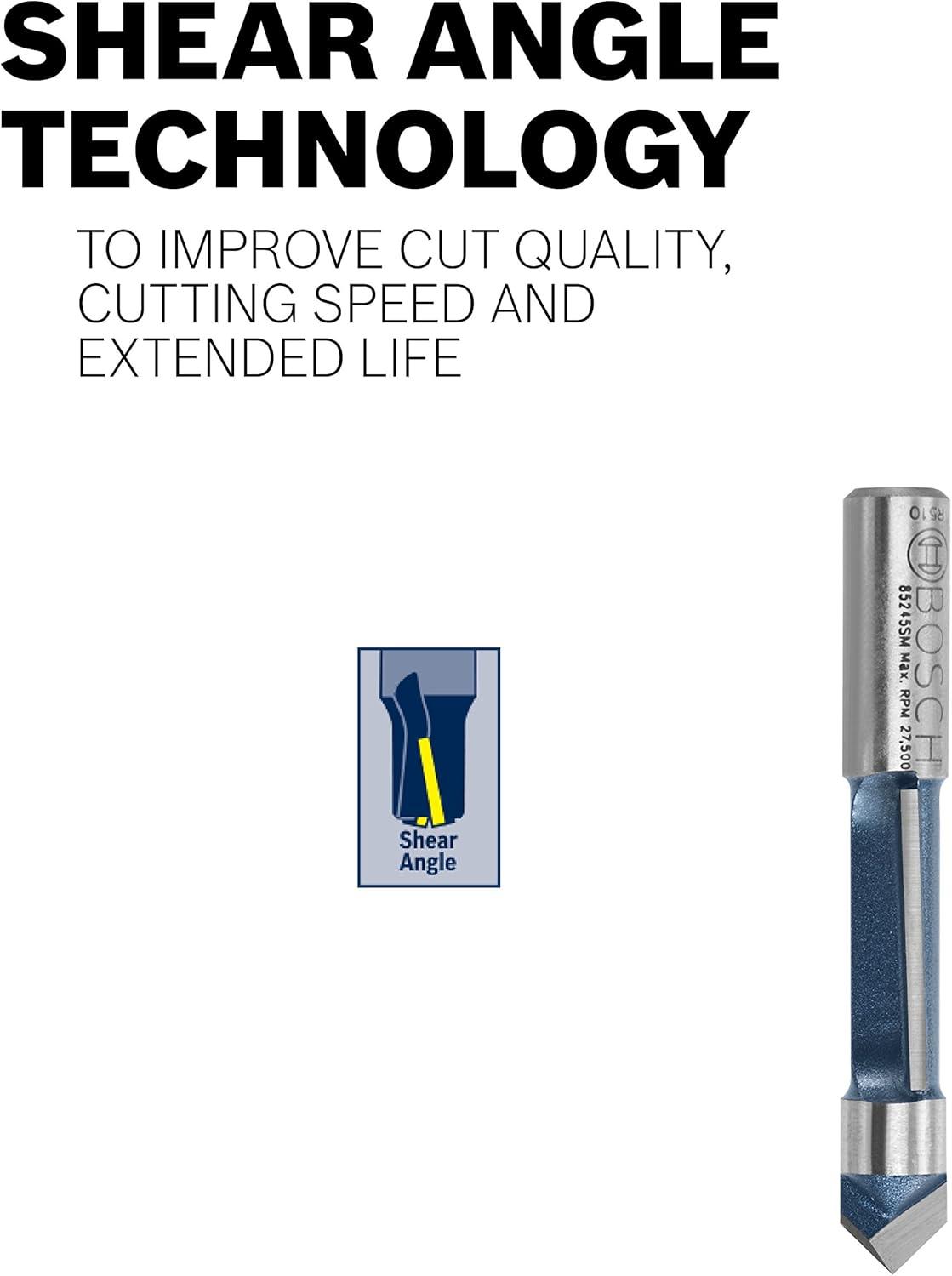 imageBosch 85666M 316 in x 1116 in Carbide Tipped Edge Beading Bit