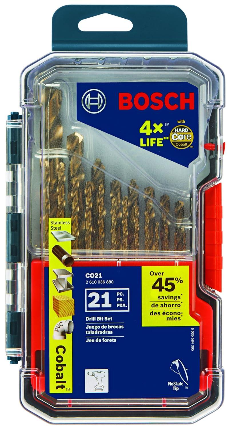 imageBosch CO2148 2164 in x 458 in Cobalt Drill BitAssorted