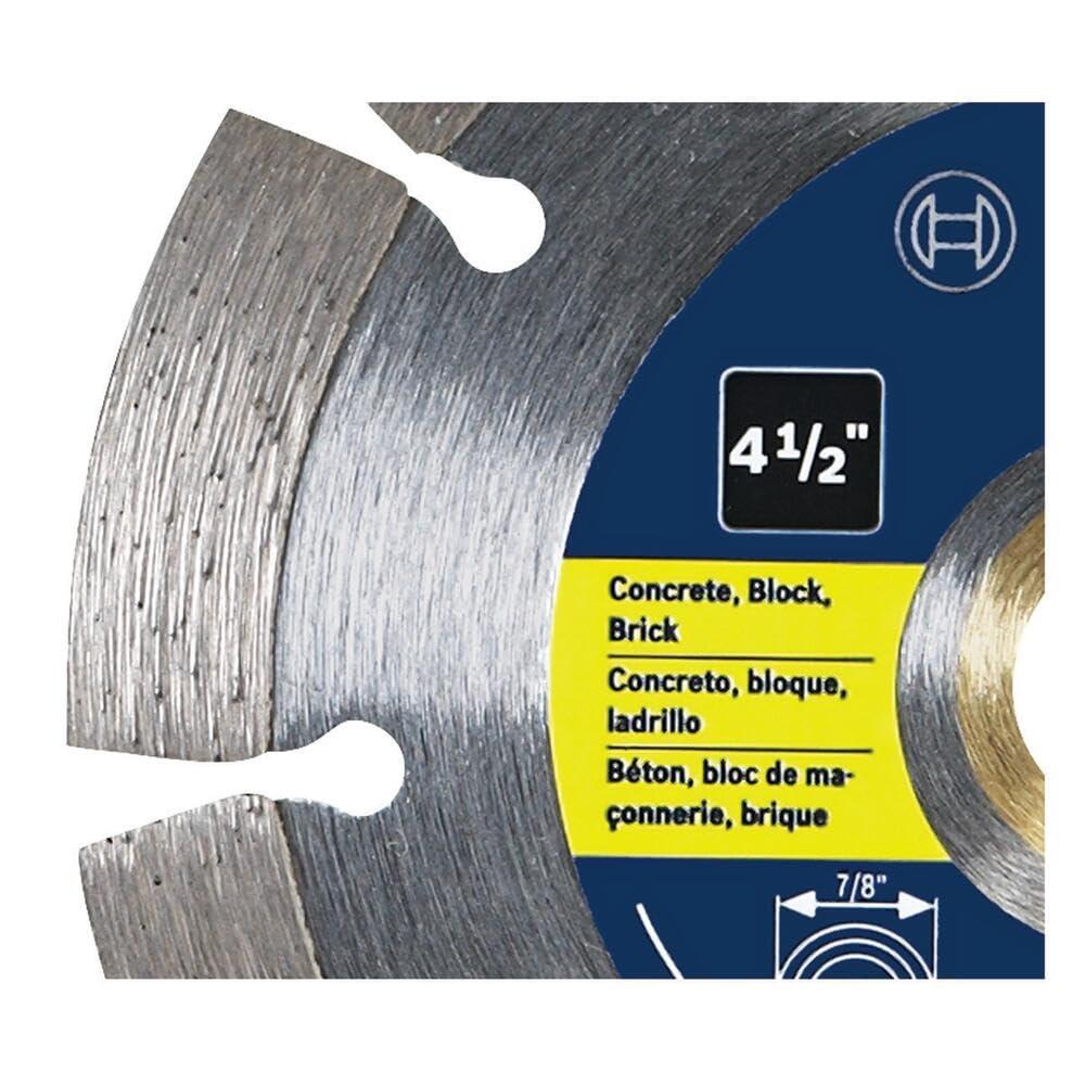 imageBosch DB441C 4 in Premium Segmented Rim Diamond Blade for Universal Rough Cuts412 In