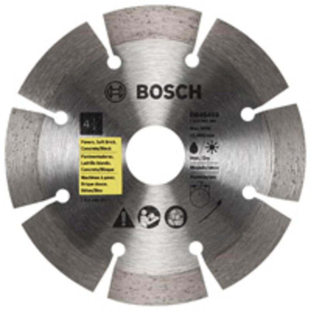 imageBosch DB441C 4 in Premium Segmented Rim Diamond Blade for Universal Rough Cuts412 In