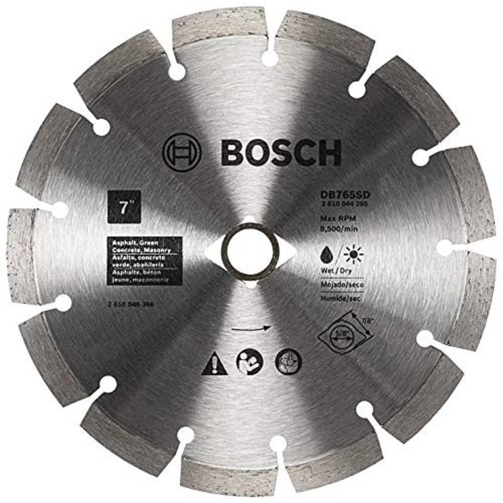 imageBosch DB441C 4 in Premium Segmented Rim Diamond Blade for Universal Rough Cuts7 In