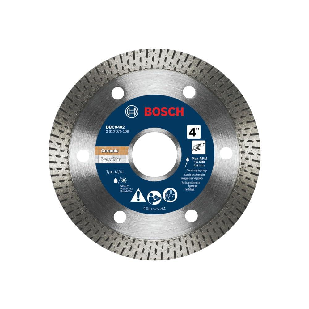 imageBosch DBC0502 5 in Premium Continuous Rim Diamond Wheel for Precise Cuts4 DIAMETER