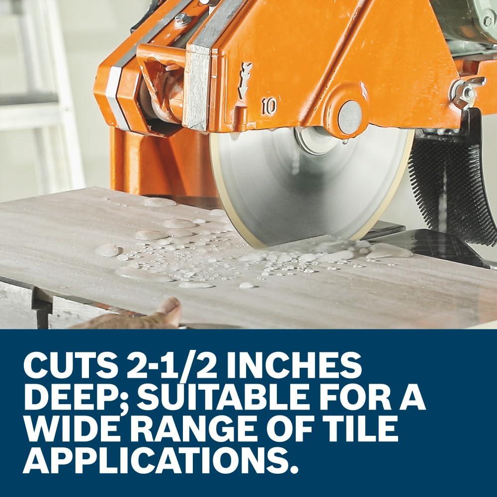 imageBosch DBC0502 5 in Premium Continuous Rim Diamond Wheel for Precise Cuts7 DIAMETER