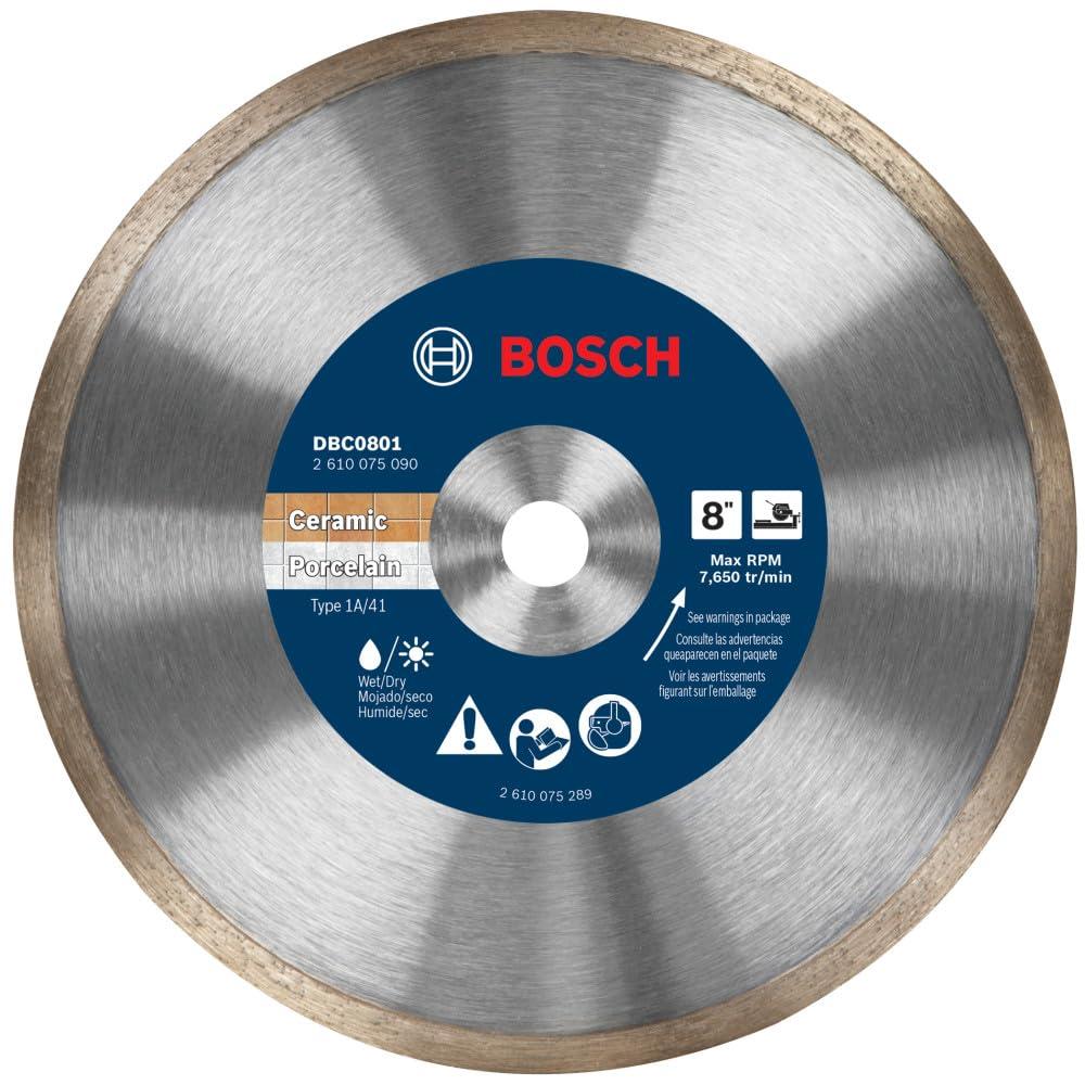 imageBosch DBC0502 5 in Premium Continuous Rim Diamond Wheel for Precise Cuts8 DIAMETER