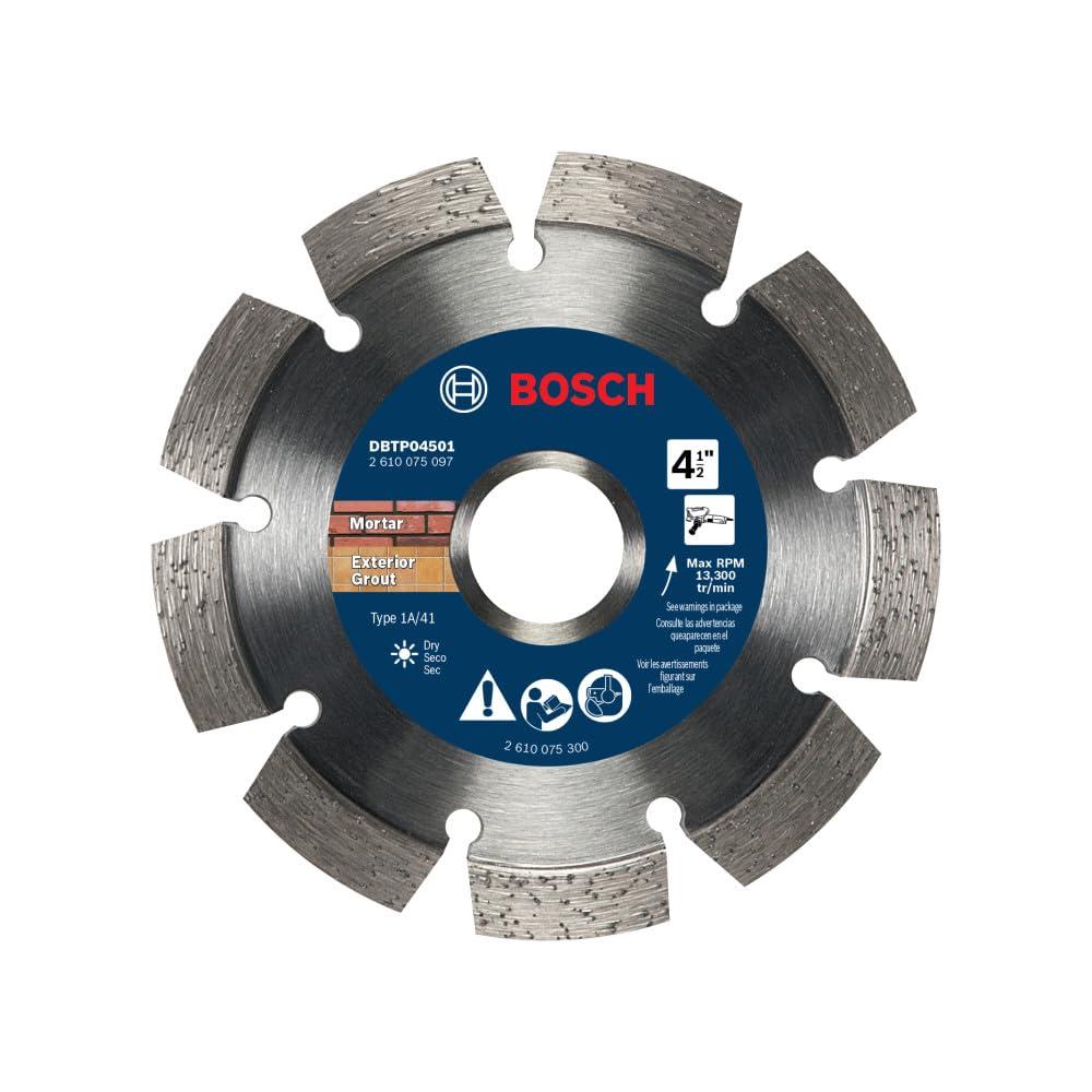 imageBosch DBTP0501 5 in Premium Segmented Tuckpointing Blade412 DIAMETER