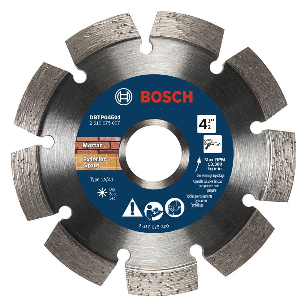 imageBosch DBTP0501 5 in Premium Segmented Tuckpointing Blade412 DIAMETER