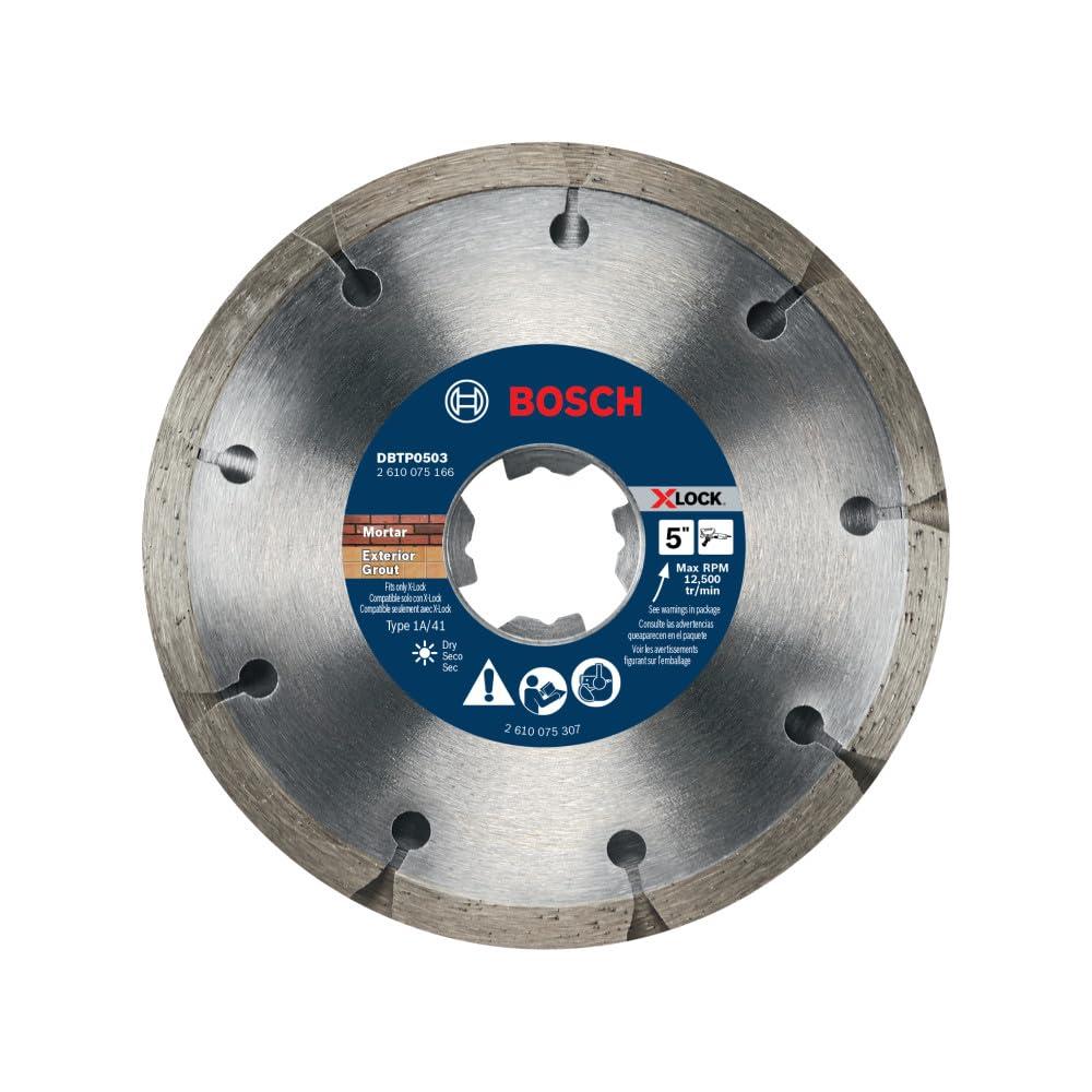 imageBosch DBTP0501 5 in Premium Segmented Tuckpointing Blade5 DIAMETER