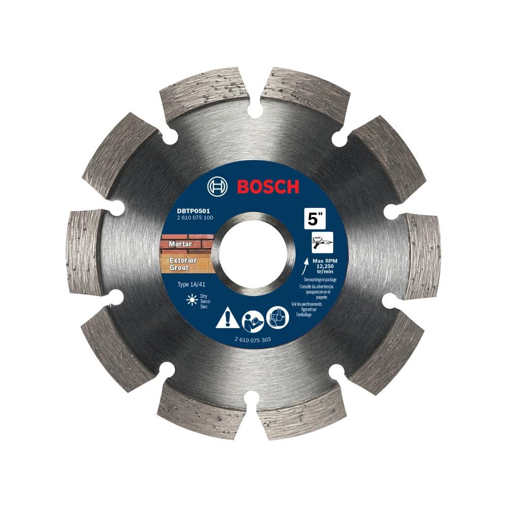 imageBosch DBTP0501 5 in Premium Segmented Tuckpointing Blade5 DIAMETER