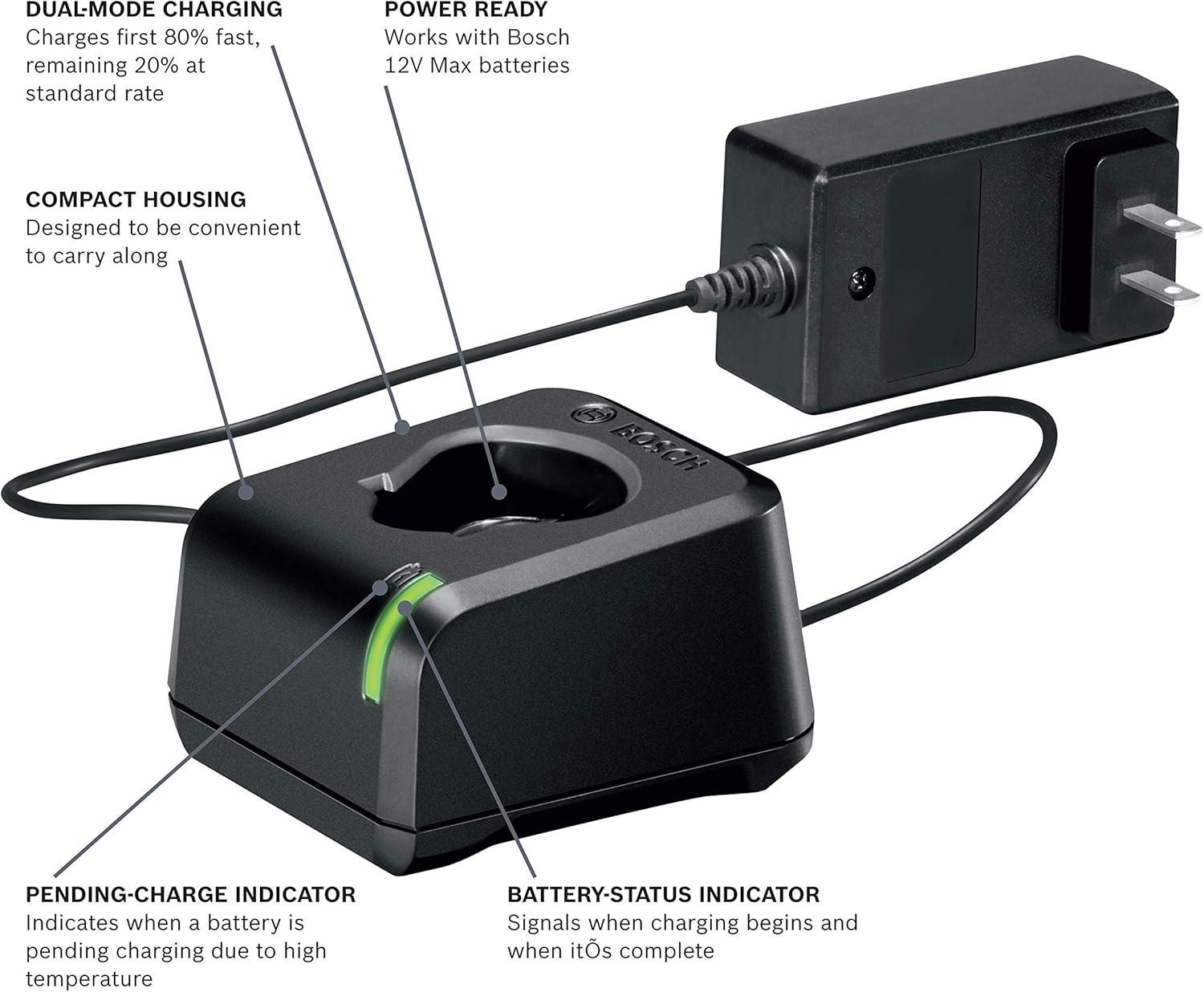 imageBosch GAL12V20 12V Max LithiumIon Battery Charger