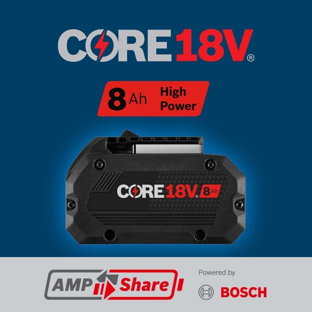 imageBosch GBA18V802PK 18V CORE18V LithiumIon 8 Ah High Power Battery 2Pack