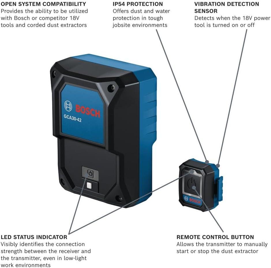 imageBosch GCA3042K Bluetooth Dust Control AutoStart System