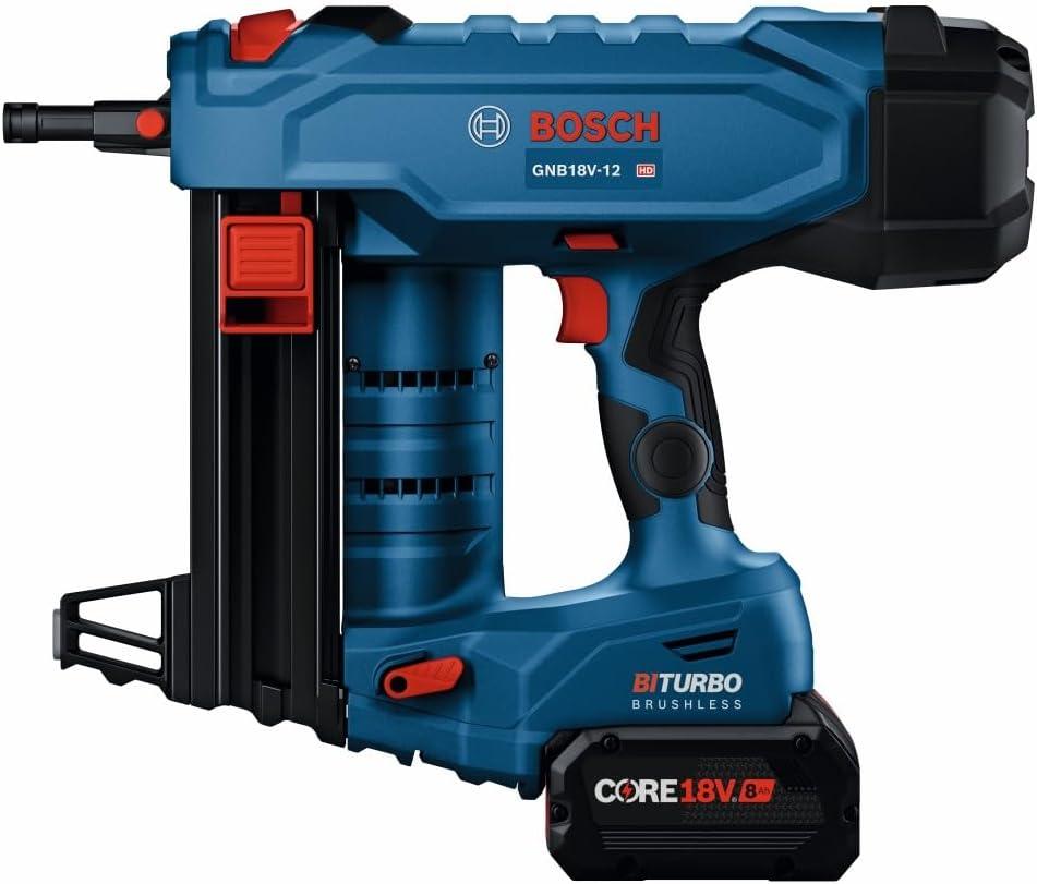 imageBosch GNB18V12K14 PROFACTOR 18V Concrete Nailer Kit with 1 CORE18V 8 Ah High Power BatteryTool Kit with 8aH battery