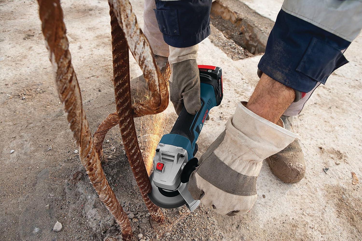imageBosch GWS18V45 18V 412 In Angle Grinder Bare Tool
