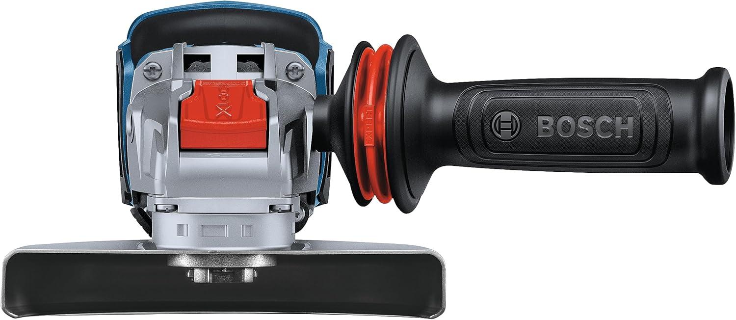 imageBosch GWX18V13PB14 PROFACTOR 18V XLOCK 5 6 In Angle Grinder with No LockOn Paddle Switch and 1 CORE18V 8 Ah High Power Battery