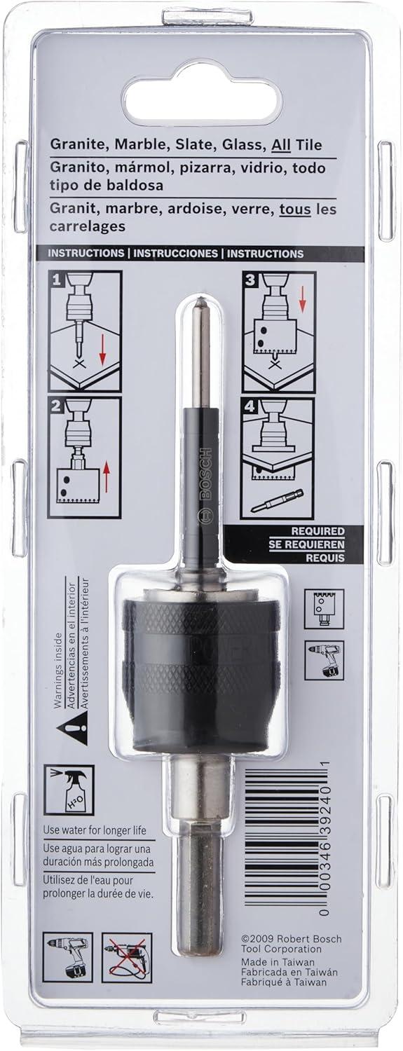 imageBosch HDGQA 38 In AutoStart Carbide Hole Saw Quick Change Mandrel Black