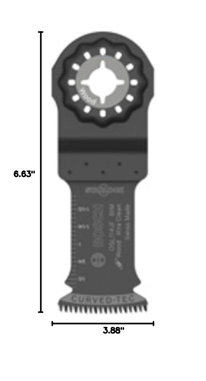 imageBosch OSL114 114 in Starlock Oscillating Multi Tool HighCarbon Steel Plunge Cut Blade114