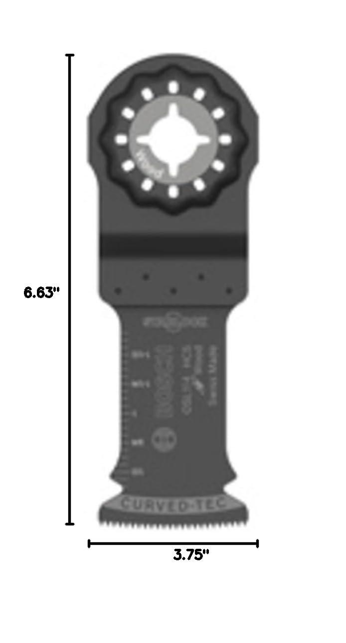 imageBosch OSL114 114 in Starlock Oscillating Multi Tool HighCarbon Steel Plunge Cut Blade114 in