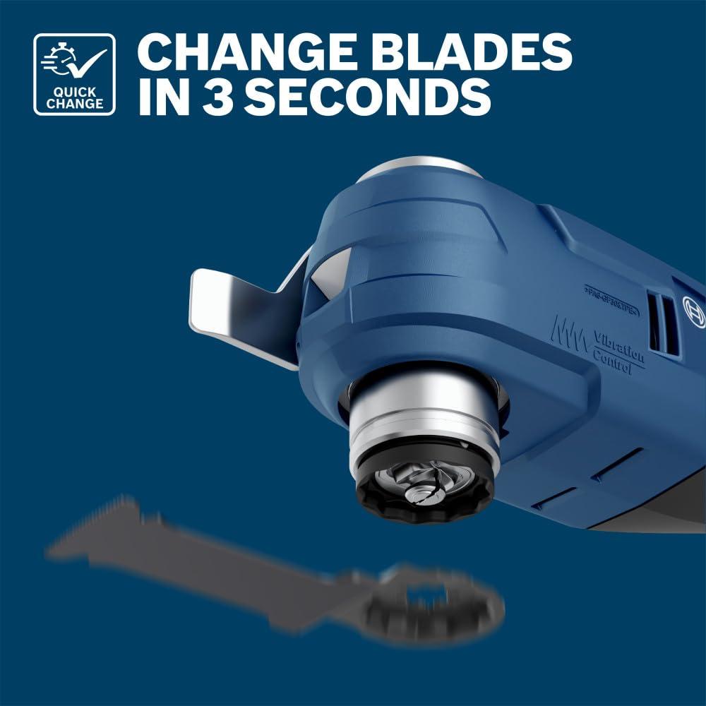 imageBosch OSL114 114 in Starlock Oscillating Multi Tool HighCarbon Steel Plunge Cut Blade212 in