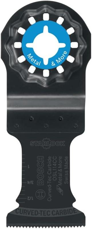 imageBosch OSL114CC 114 in Starlock Oscillating MultiTool CurvedTec Carbide Extreme Plunge Blade