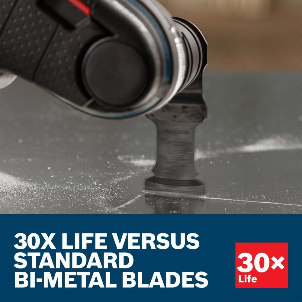 imageBosch OSL114CC 114 in Starlock Oscillating MultiTool CurvedTec Carbide Extreme Plunge Blade