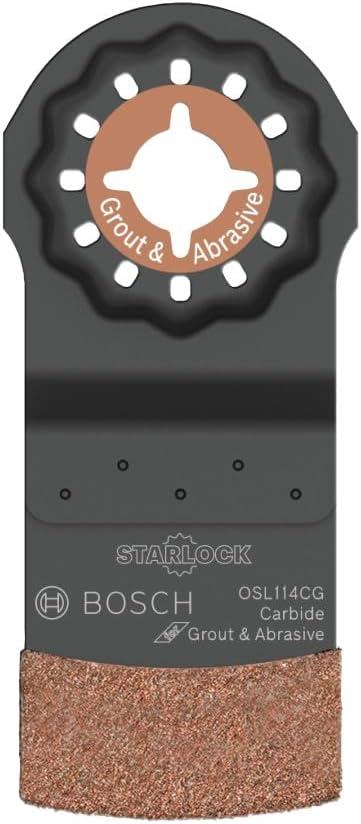 imageBosch OSL114CG 114 in Starlock Oscillating Multi Tool Carbide Grit Plunge Cut Blade