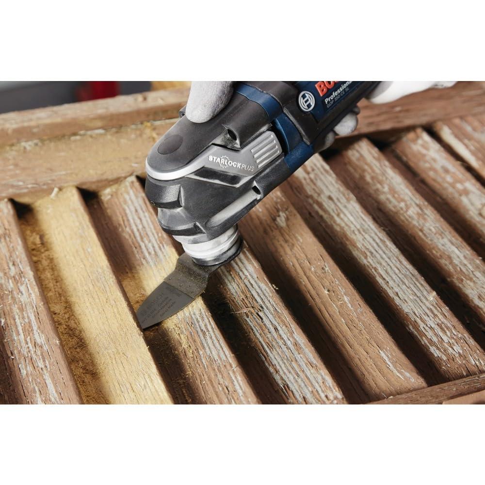imageBosch OSL200CR 2 in Starlock Oscillating Multi Tool Carbide Grit Sanding Finger2 In