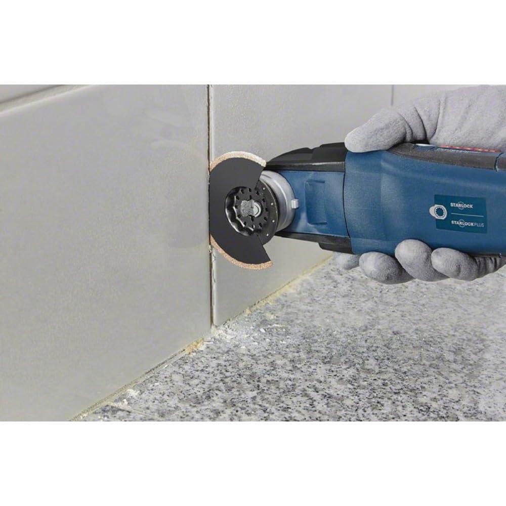 imageBosch OSL200CR 2 in Starlock Oscillating Multi Tool Carbide Grit Sanding Finger312 In