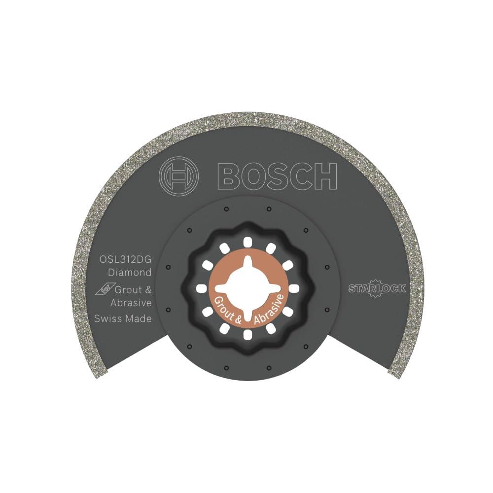 imageBosch OSL200CR 2 in Starlock Oscillating Multi Tool Carbide Grit Sanding Finger312 In