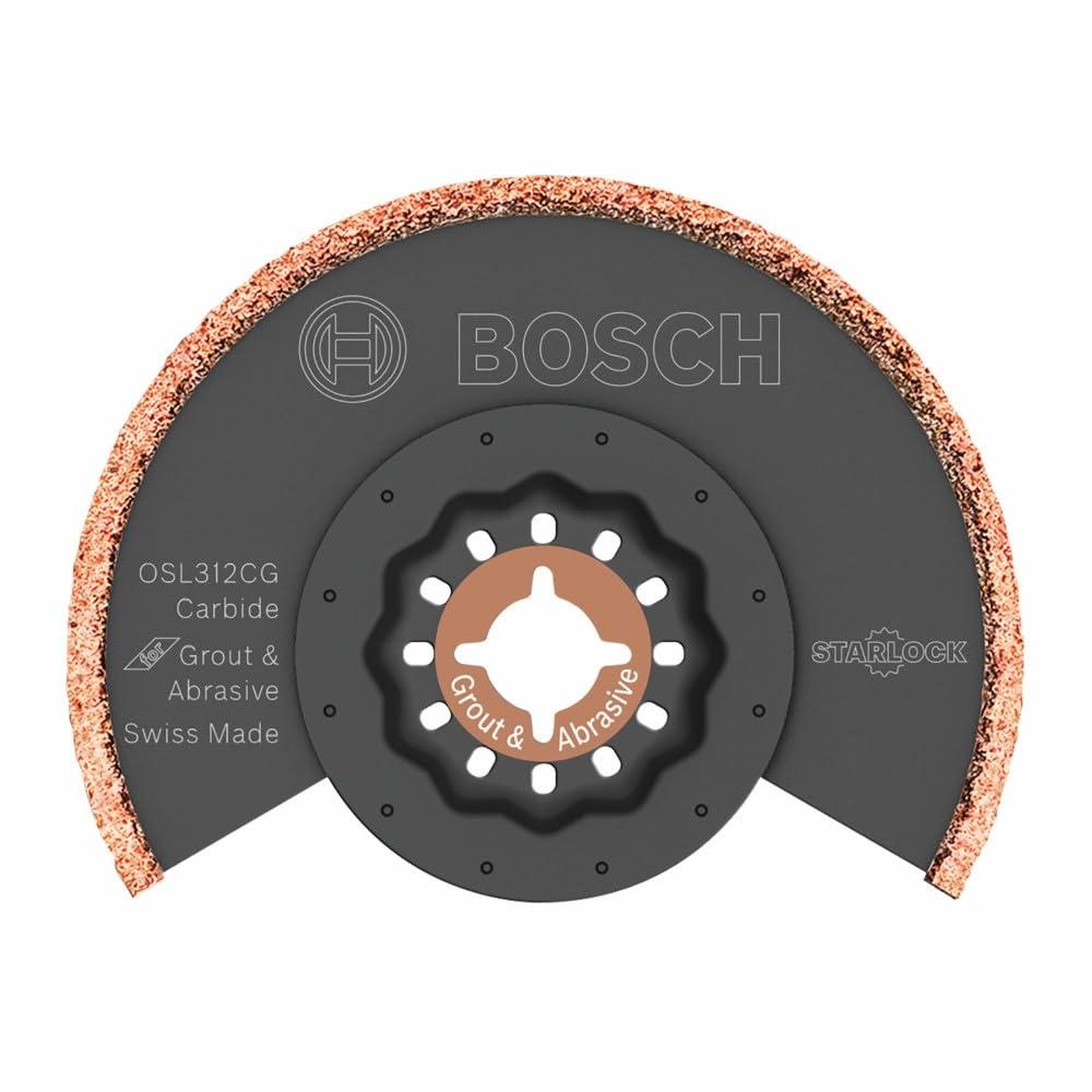 imageBosch OSL200CR 2 in Starlock Oscillating Multi Tool Carbide Grit Sanding Finger312 In