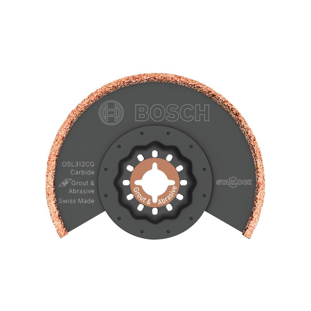 imageBosch OSL200CR 2 in Starlock Oscillating Multi Tool Carbide Grit Sanding Finger312 In