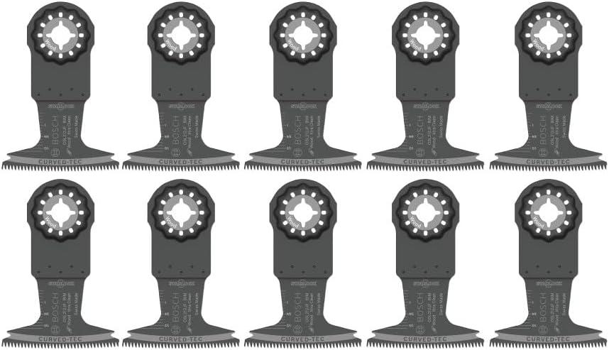 imageBosch OSL212JF10 212 in Starlock Oscillating Multi Tool BiMetal XtraClean Clean Plunge Cut Blade 10 pk