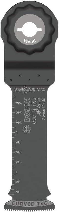 imageBosch OSM114 114 In StarlockMax Oscillating Multi Tool HighCarbon Steel Plunge Cut Blade