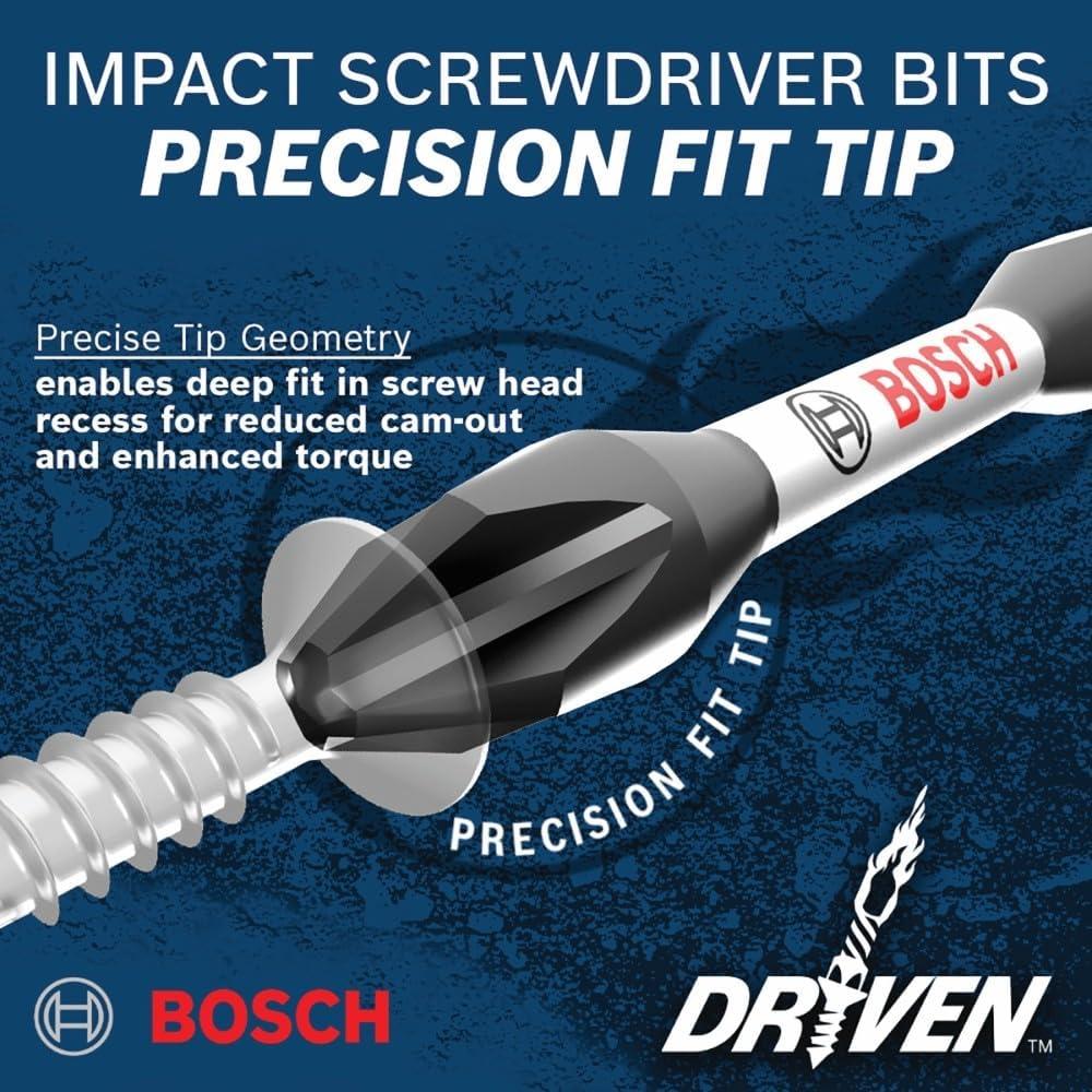 imageBosch SDMSD45 45 pc Driven Impact Screwdriving Custom Case SetAssorted Pack of 1