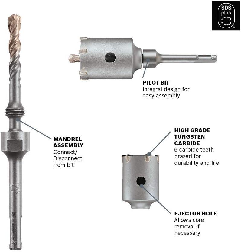 imageBosch T3914SC 178 in SDSPlus Speedcore ThinWall Core Bit4 In Diameter