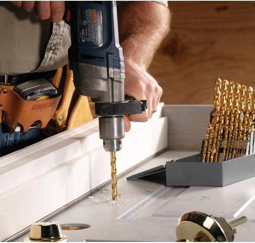 imageBosch TI2133 332 in x 214 in Titanium Nitride Coated Drill Bit1564 in