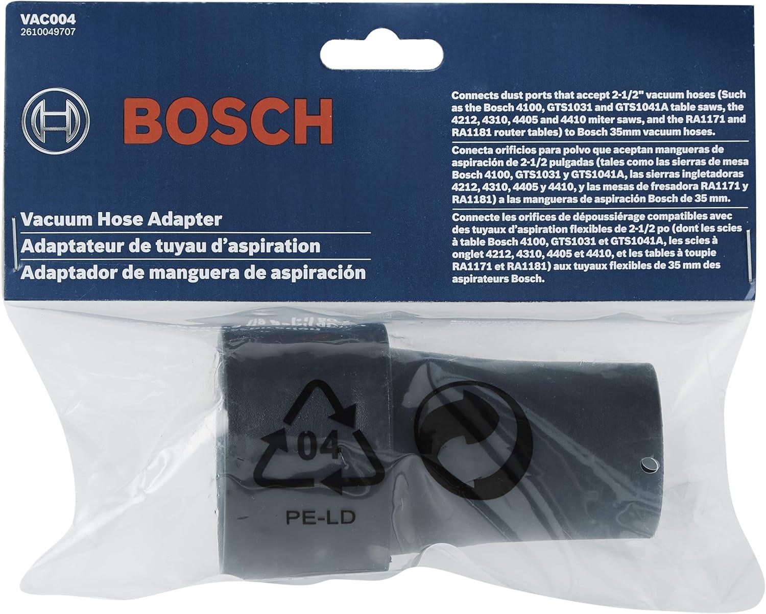 imageBosch VAC004 212 Inch Hose to 35mm Dust Hose Port AdapterDust Adapter Only